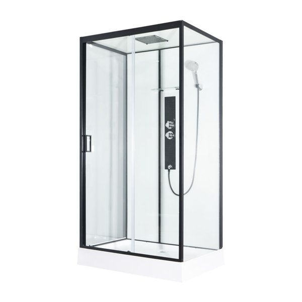 Vidalux Kontrast Rectangular Hydro Shower Cabin Easy Installation 2
